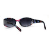 SA106 Womens Classy 90s Fashion Narrow Oval Plastic Sunglasses