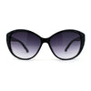 Womens Luxury Rhinestone Oversize Cat Eye Retro Plastic Sunglasses