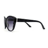 Womens Luxury Rhinestone Oversize Cat Eye Retro Plastic Sunglasses