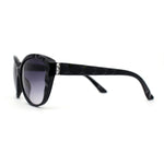 Womens Luxury Rhinestone Oversize Cat Eye Retro Plastic Sunglasses
