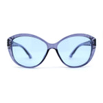 Womens Luxury Rhinestone Oversize Cat Eye Retro Plastic Sunglasses