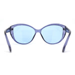 Womens Luxury Rhinestone Oversize Cat Eye Retro Plastic Sunglasses