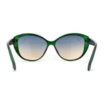 Womens Luxury Rhinestone Oversize Cat Eye Retro Plastic Sunglasses