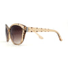 Womens Luxury Rhinestone Oversize Cat Eye Retro Plastic Sunglasses