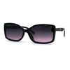 SA106 Diva Classic 90s Designer Rectangular Plastic Chic Sunglasses