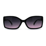 SA106 Diva Classic 90s Designer Rectangular Plastic Chic Sunglasses