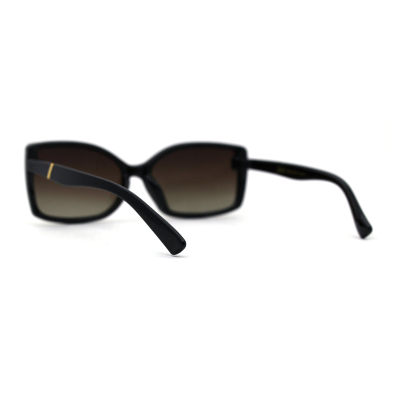 SA106 Diva Classic 90s Designer Rectangular Plastic Chic Sunglasses