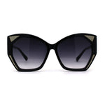 SA106 Womens Geometric Glitter Butterfly Chic Sunglasses