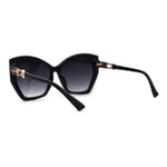 SA106 Womens Geometric Glitter Butterfly Chic Sunglasses