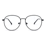 90s Large Round Optical Quality Metal Rim Blue Light Flitering Computer Glasses