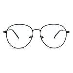 90s Large Round Optical Quality Metal Rim Blue Light Flitering Computer Glasses