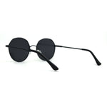 Octagonal Round Nerdy Classy 90s Metal Rim Retro Sunglasses