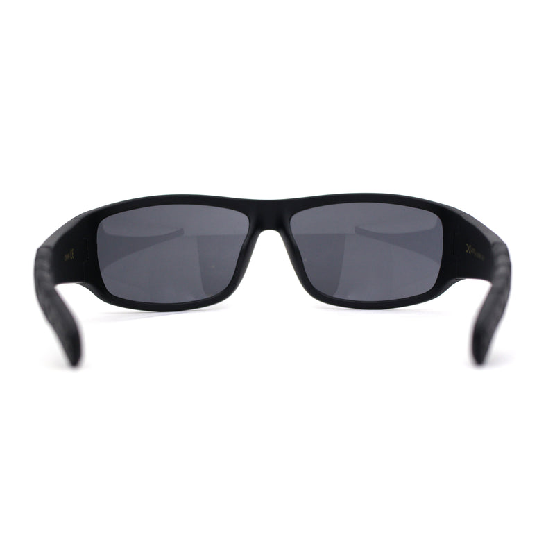 Mens Xloop Classic 90s Sport Wrap Plastic Sunglasses
