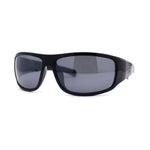 Mens Xloop Classic 90s Sport Wrap Plastic Sunglasses