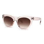 Womens Classic Hight Point Tip Oversize Cat Eye Sunglasses