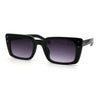 Womens Mod Rectangle Plastic Retro Sunglasses