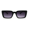 Womens Mod Rectangle Plastic Retro Sunglasses