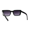 Womens Mod Rectangle Plastic Retro Sunglasses