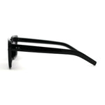 Womens Mod Rectangle Plastic Retro Sunglasses