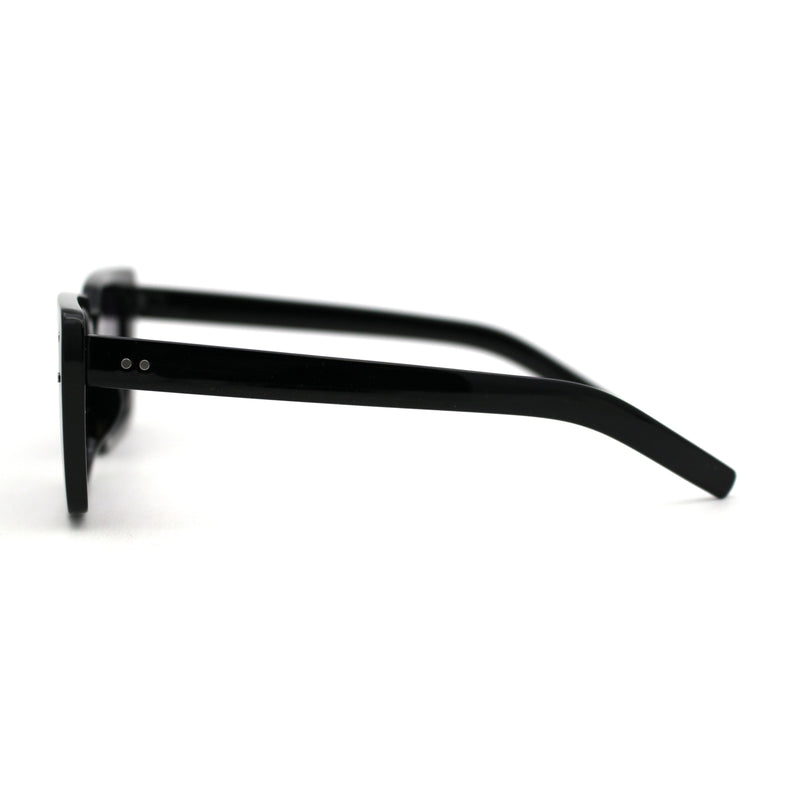 Womens Mod Rectangle Plastic Retro Sunglasses
