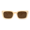 Womens Mod Rectangle Plastic Retro Sunglasses