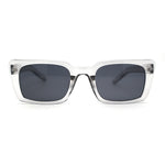 Womens Mod Rectangle Plastic Retro Sunglasses