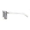 Womens Mod Rectangle Plastic Retro Sunglasses