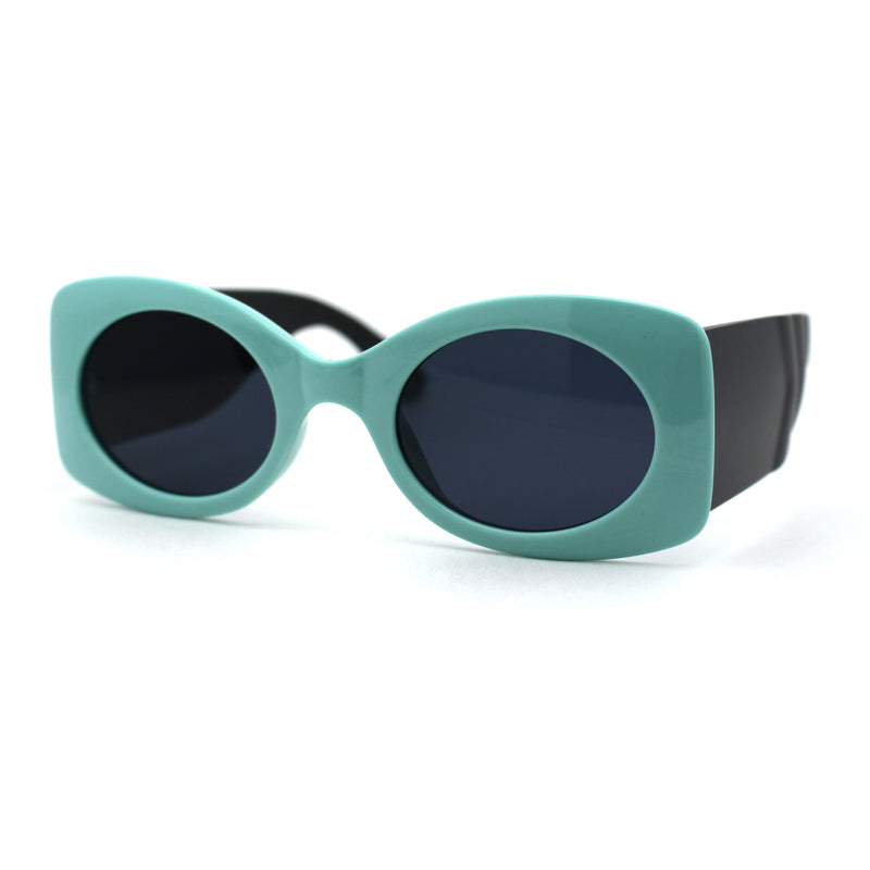 Womens 1950s Rectangle Fashion Mod Sunglasses