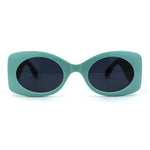 Womens 1950s Rectangle Fashion Mod Sunglasses