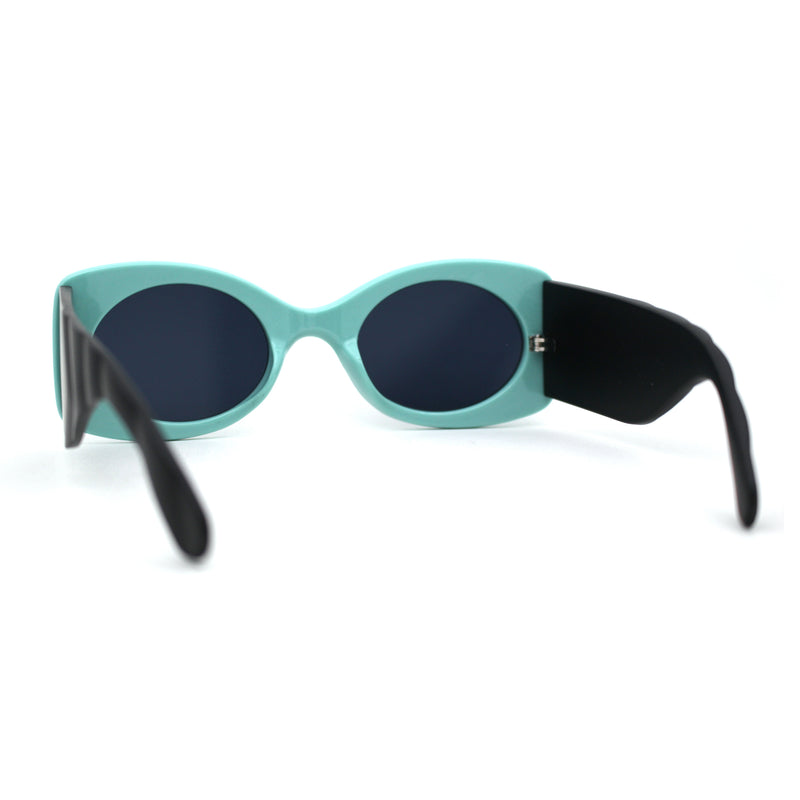 Womens 1950s Rectangle Fashion Mod Sunglasses