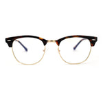 Retro Classic Hipster Half Rim Blue Light Filtering Computer Glasses