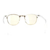 Retro Classic Hipster Half Rim Blue Light Filtering Computer Glasses