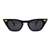 Womens Retro Square Gothic Cat Eye Sunglasses