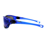 Xloop Classic 90s Oval Wrap Around Plastic Sport Sunglasses