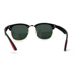 Polarized Premium Sporty Iconic Half Rim Sunglasses