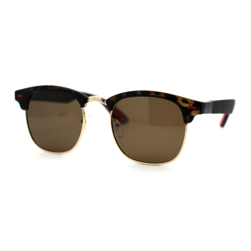 Polarized Premium Sporty Iconic Half Rim Sunglasses