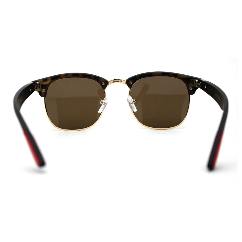 Polarized Premium Sporty Iconic Half Rim Sunglasses