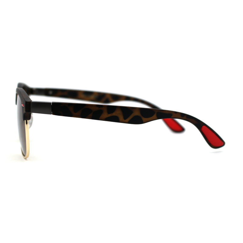 Polarized Premium Sporty Iconic Half Rim Sunglasses