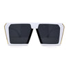 Womens Geometric Flat Top Racer Fashion Sunglasses