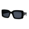 Womens Retro 90s Rectangular Square Sunglasses