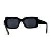 Womens Retro 90s Rectangular Square Sunglasses