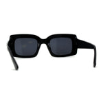 Womens Retro 90s Rectangular Square Sunglasses