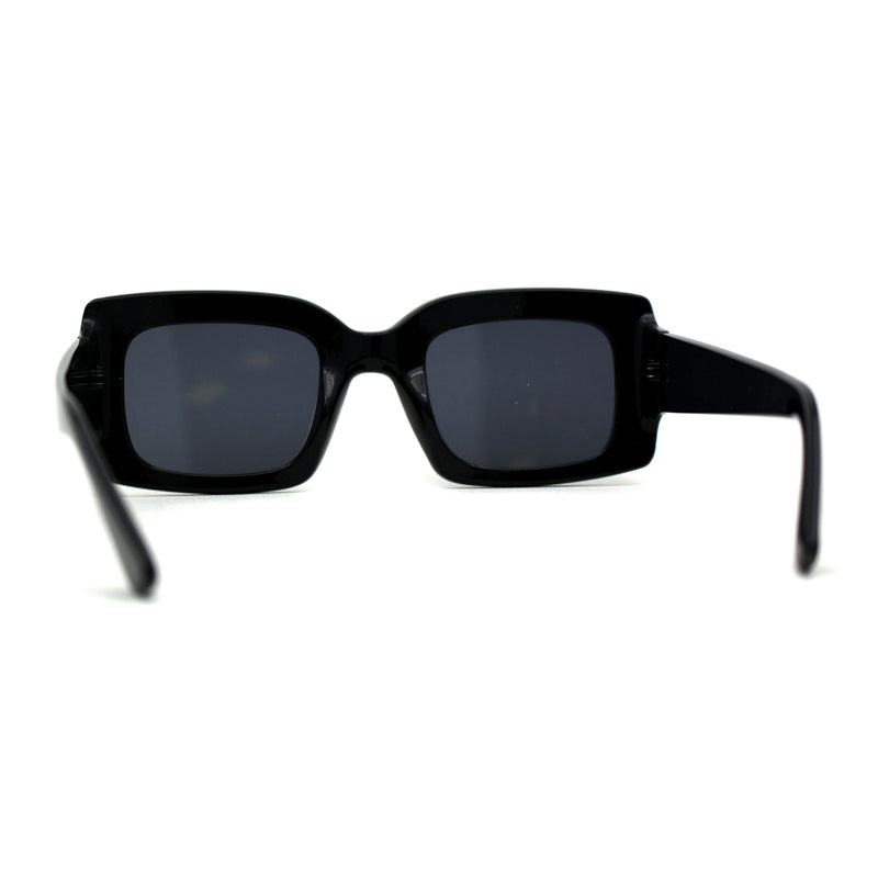 Womens Retro 90s Rectangular Square Sunglasses