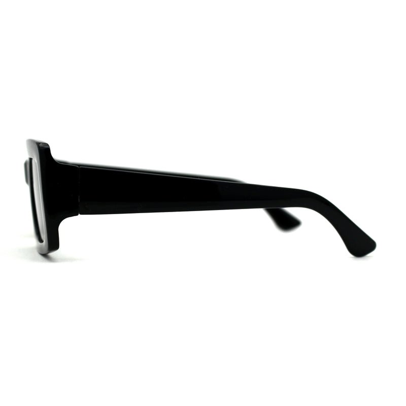 Womens Retro 90s Rectangular Square Sunglasses