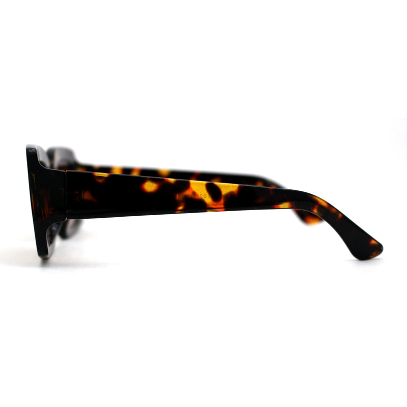 Womens Retro 90s Rectangular Square Sunglasses