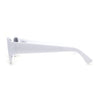 Womens Retro 90s Rectangular Square Sunglasses