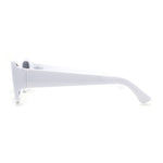 Womens Retro 90s Rectangular Square Sunglasses