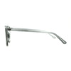 Round Keyhole Thin Plastic Horn Rim Blue Light Filtering Computer Glasses