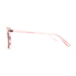 Round Keyhole Thin Plastic Horn Rim Blue Light Filtering Computer Glasses