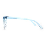 Thin Plastic Rectangular Horn Rim Blue Light Filtering Computer Eyeglasses